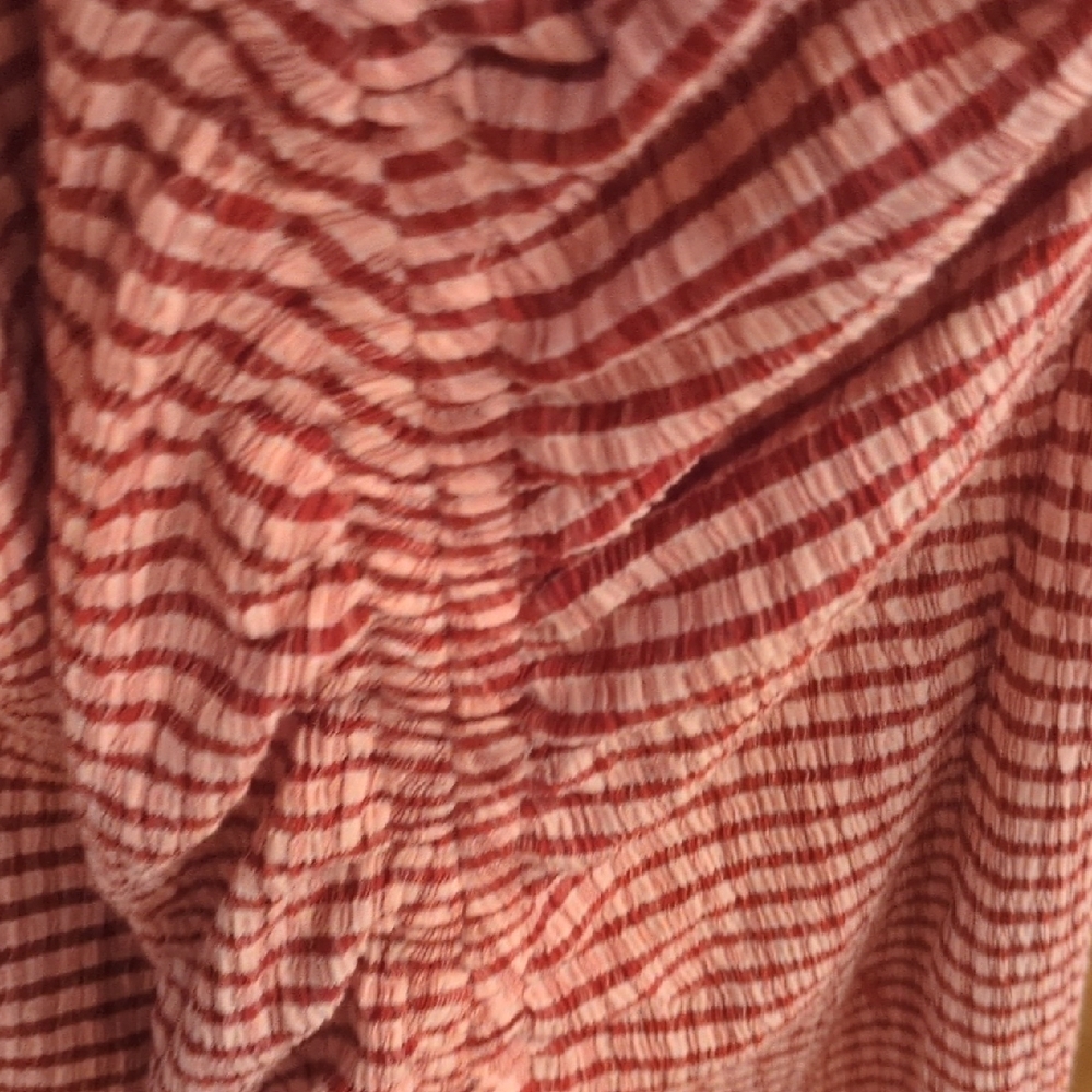 Scotch & Soda Red Checkered Backless Dress - Picture 3 of 10